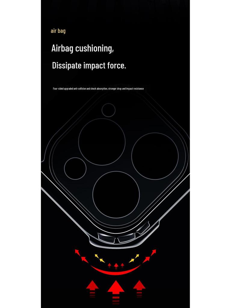 Silicone Anti-drop Full Coverage Protective Case for iPhone 14, 15 Pro, 16, 17 ProMax