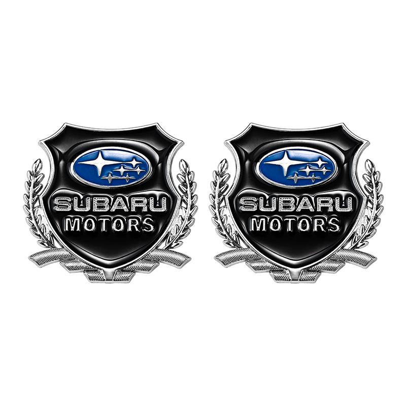 Tvar štítu Auto Znak Odznak Kovový 3D Samolepka na Karoserii Pro Subaru Impreza Legacy WRX STI BRZ Forester Outback Crosstrek