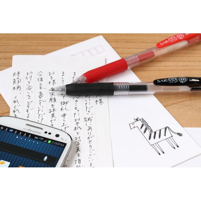 Zebra Sarasa Clip Gel Pen 0.4 10-Color Set, 10 Count
