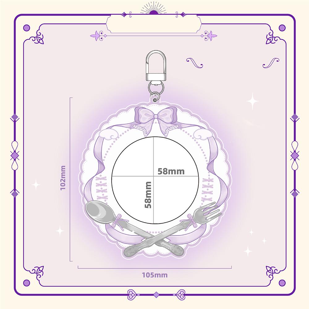 Cartoon 18/71mm Bar Protection Case Badge Storage Bag Photo Pocket Bag Pendant Badge Protective Cover Decorative Bag Display