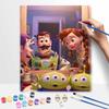Disney Toy Story Digital Oil Painting Art Kit Handmade Coloring Painting Home Decor