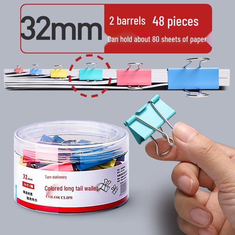 Multifunctional Dovetail File Organizer Clips - Colorful, Large, Medium, Small (15-Pack)