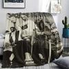 1PC Custom Name Wu Tang Clan Patterned Flannel Blanket Suitable For All Seasons for Home Decor Warmth and Comfort Gifts Holiday Present