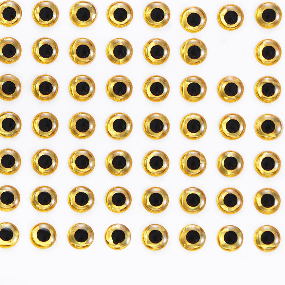 Simulation 3mm 4mm 5mm 6mm 100pcs/lot Fishing Lure Eyes 3D Fish Eyes DIY Eyes Artificial Fish Eyes