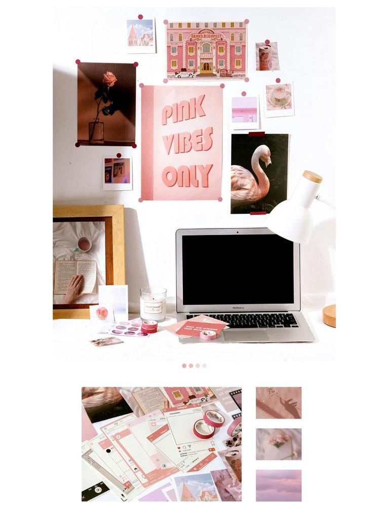 Cross-Border Ink Art Set: Wall Posters, Photo Album, Journal Material & Decorative Stickers