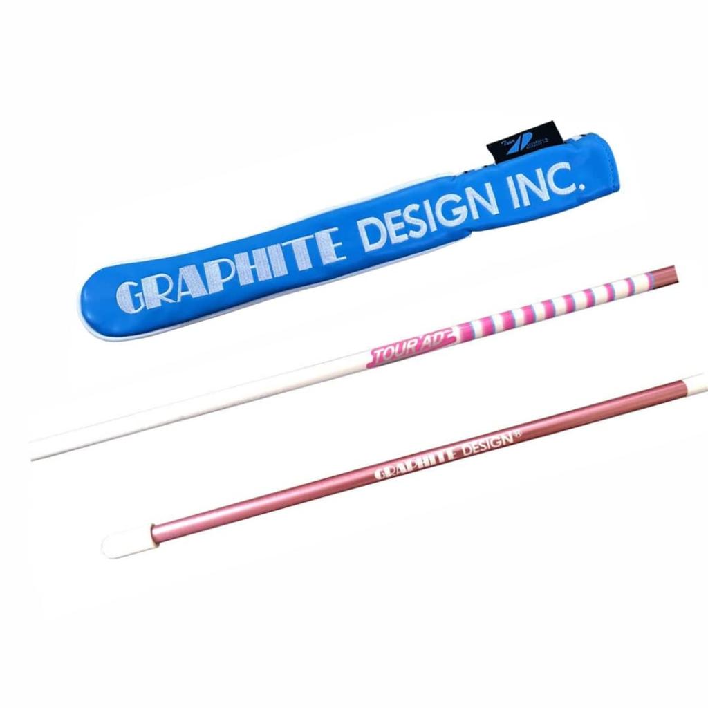 Graphite Design 1 Alignment Stick Cover Tour Supplied & (2022 Model) (pink)