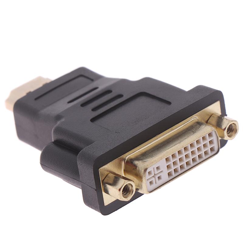 Dvi-D Dual Link(24+5 Pin) Female To Hdmi Male Converter Adapter For Lcd Hdtv