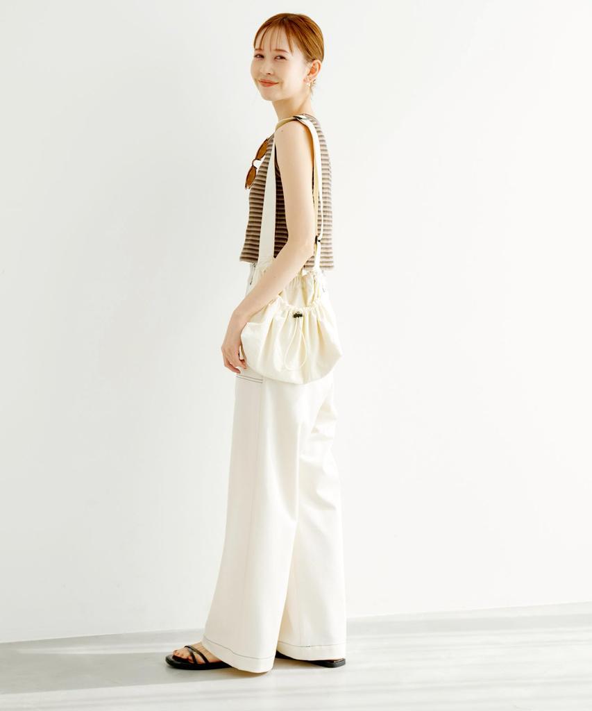 Rope Picnic Tank Brown Choose Your Length Women's Top, (23),