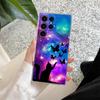 Funny Cartoon Cat Phone Case S25Ultra For Samsung Galaxy S25 S24 S23 S21 Ultra S20 FE S22 Plus A35 A55 S24FE 5G Case Clear Cover