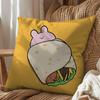 soft round Naughty Rabbit Asamimichan Pillow Case Living Sofa Cushion Cover Suitable For Home Bedroom Room Decoration