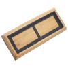Bamboo Whetstone Non Base for Kitchen Sharpening Tool Practical Smooth Portable Holder Gift for Housewives