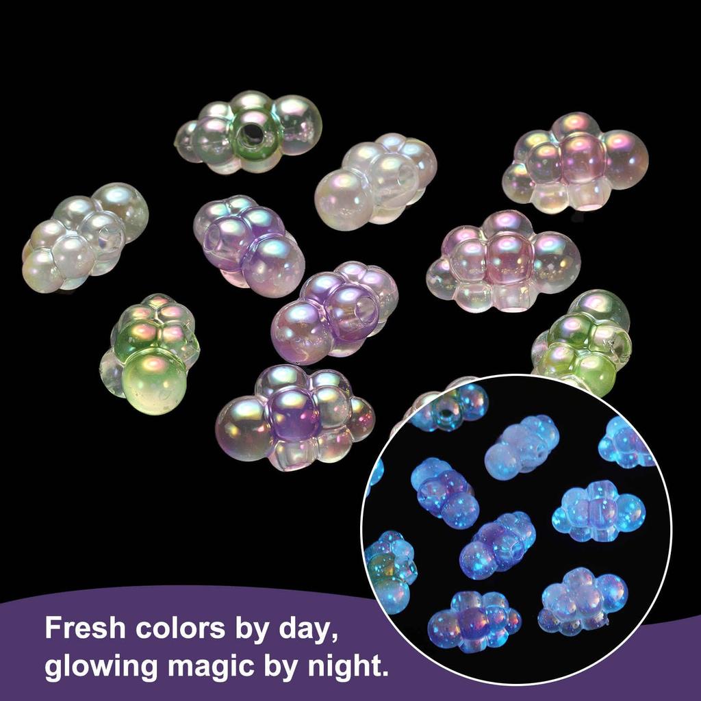 CoCud Miniature Dollhouse Bubble Cluster, 1:16 Scale Acrylic Mat Green Bath Ball - (Use: DIY Crafts, Fairy Beach Decorations) 1 Piece