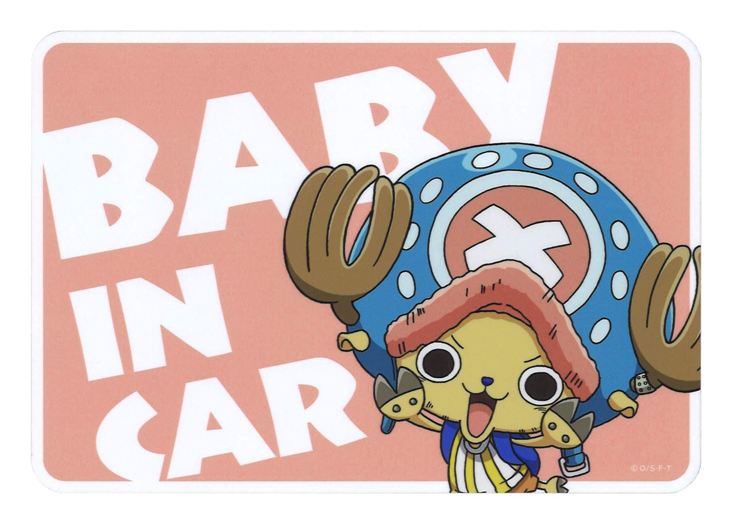 

General Sticker One Piece Chopper BABY IN CAR Sticker 1 розовый