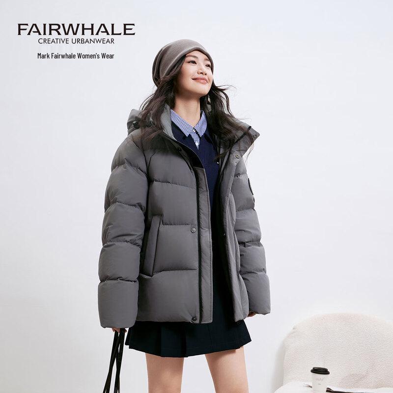 

Mark Fairwhale Women s 2025 Winter Thick Hooded Puffer Down Jacket M