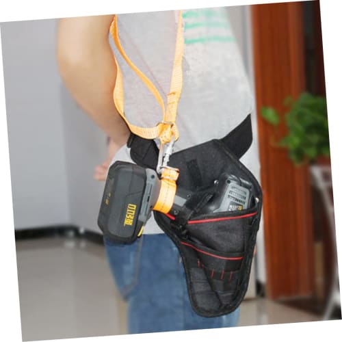 Healeved Electric Wrench Tool Kit, Electric Wrench Pouch, Electrician Tool Bag, Work Organization Bag for Construction Workers and Contractors (1 Piec