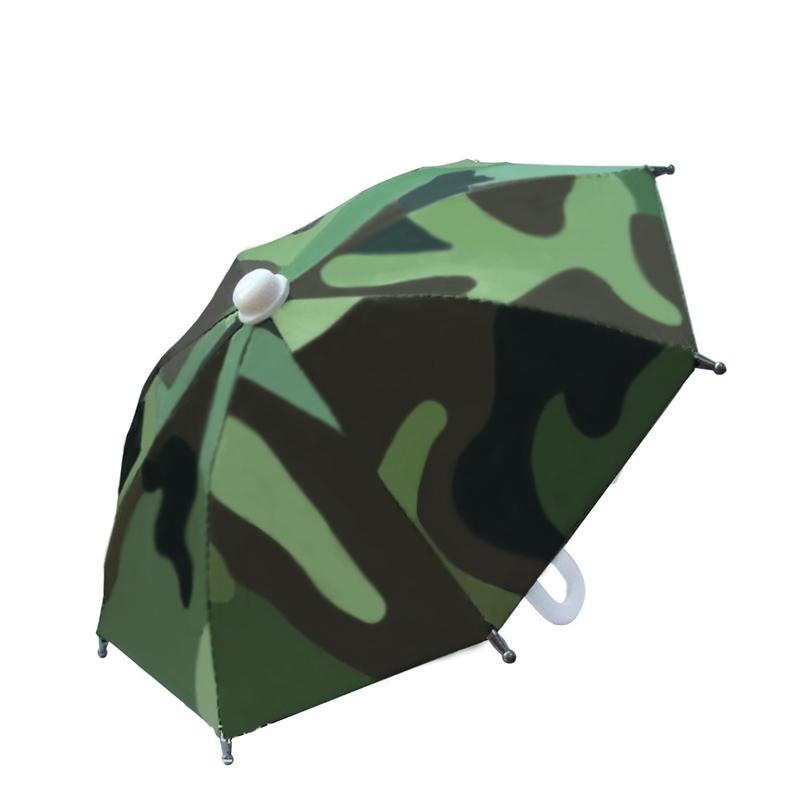 Mobile Phone Holder Mini Sunshade Umbrella Parasol Rainproof Polyester Mobile Umbrella Motorcycle Bicycle Decoration Accessories