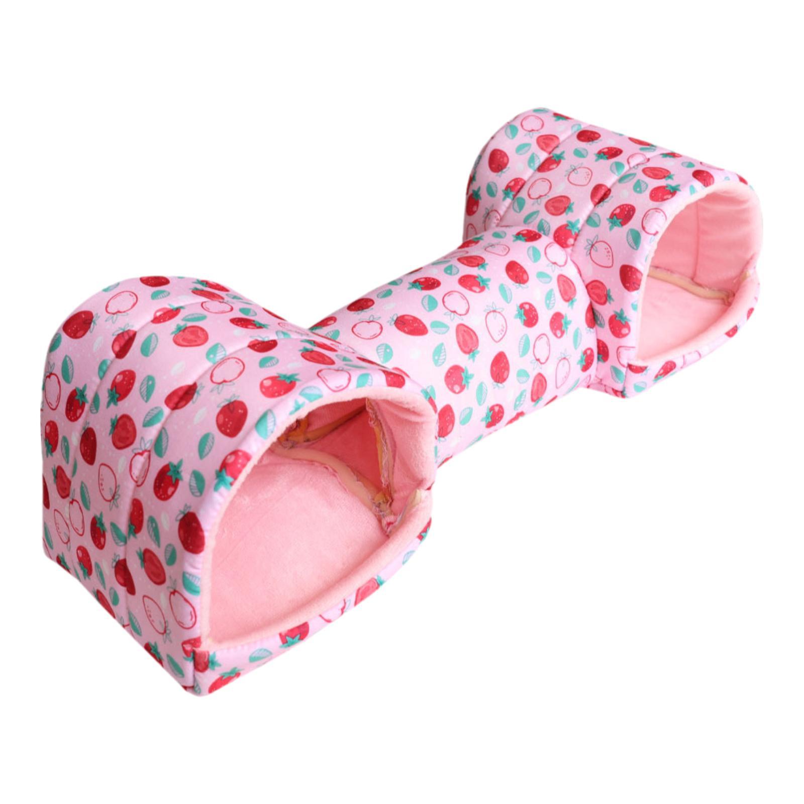 

Hamster Tunnel Hideaway Warm Portable Guinea Pigs Tunnel Hide Toy for Small