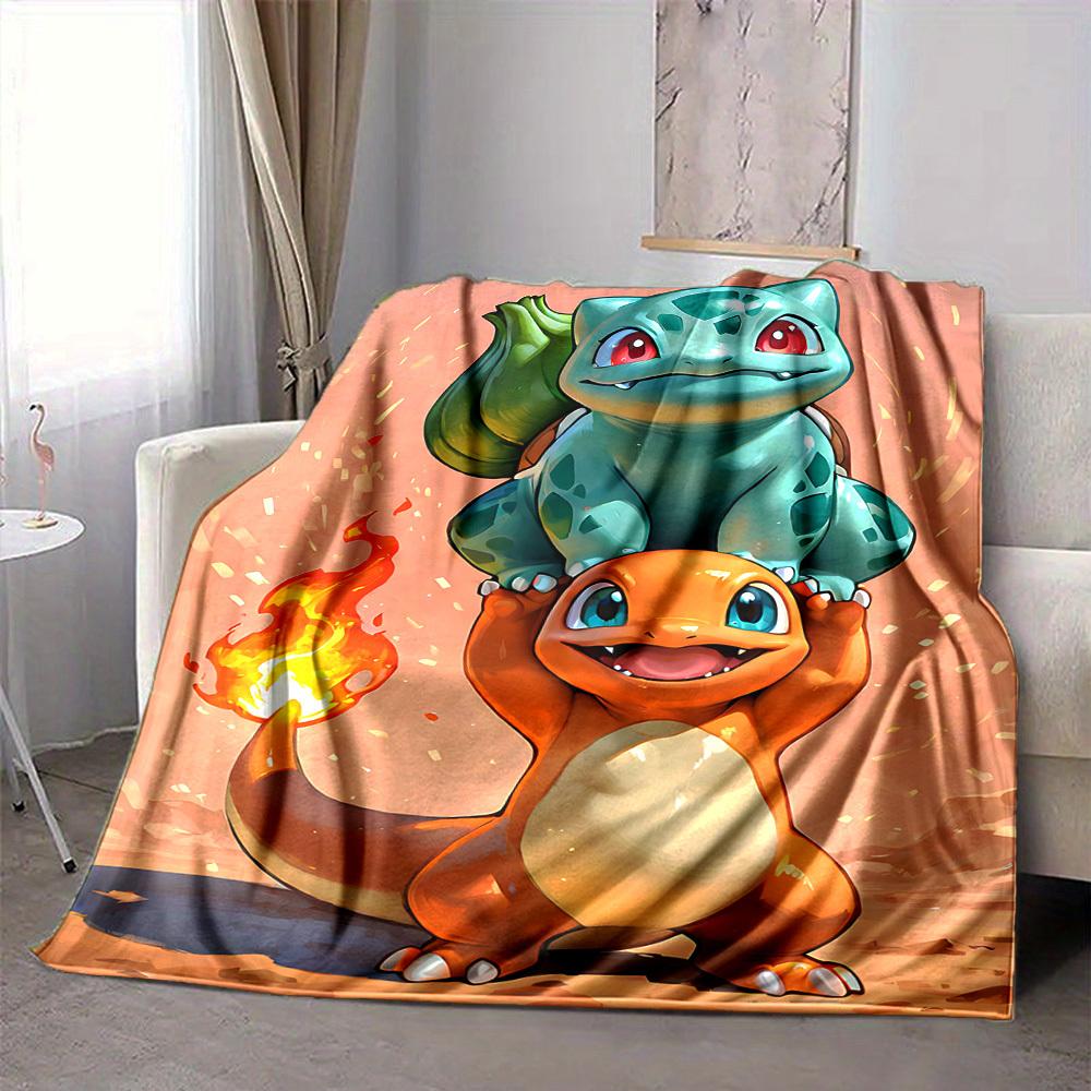 1pc Characters Flannel Blanket, Soft Skin Friendly with Digital Printing, Various Sizes Available for Family, Friends, Birthday