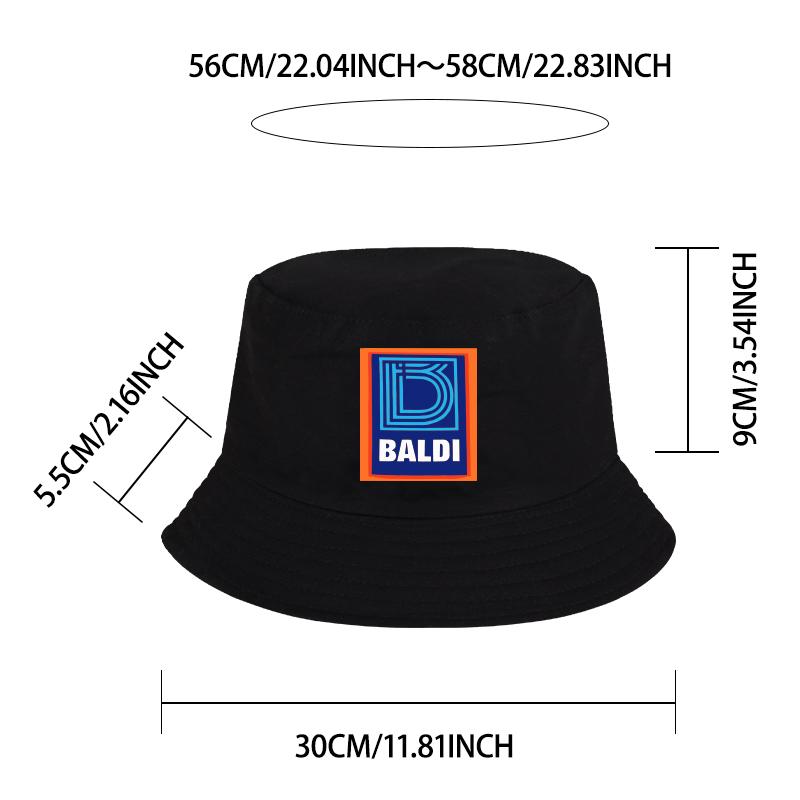BALDI Bedruckte Fischer-Unisex-Mütze Leicht Atmungsaktiv Faltbar Minimalistisch Modisch Vielseitig Strandurlaube Perfektes Geschenk für