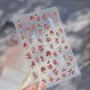 5D Graffiti Punk Nail Art Sticker Dark Star Skull Plaid Polka Dot Spiral Mini Circle Self-adhesive Manicure Decoration