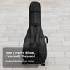Guitar Gig Bag with Storage Pocket Black Long-Lasting for Travel