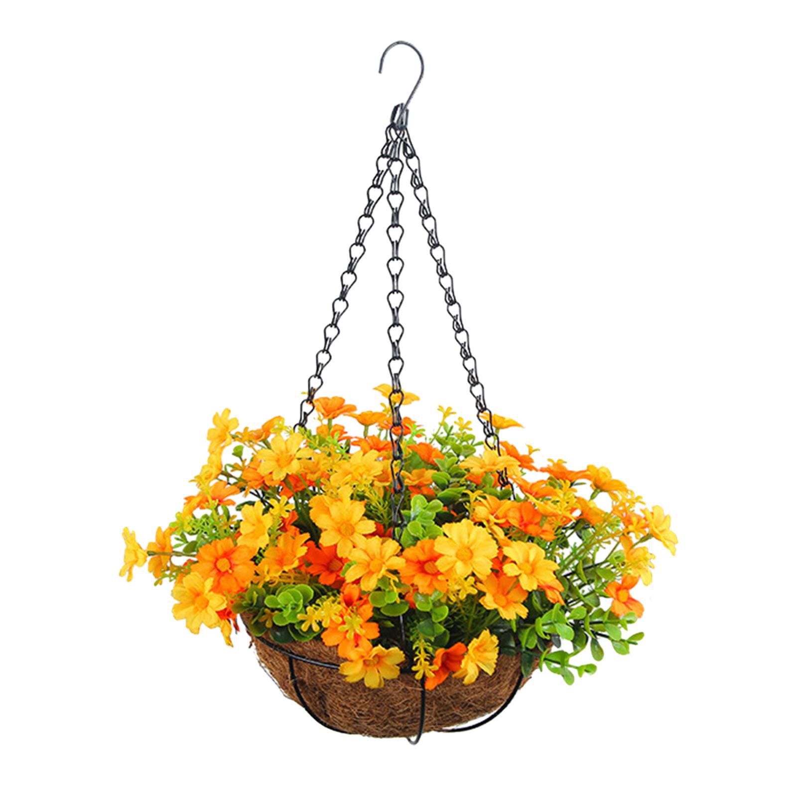 

Цветочная корзина 1,75 м/5,74 фута Ткань Металл Металлические крючки D