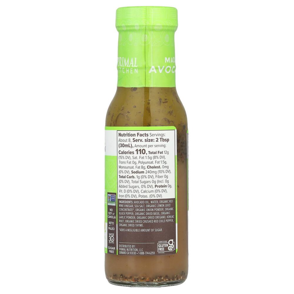 Primal Kitchen Italian Dressing & Marinade with Avocado Oil, 236ml (8 Fl Oz)