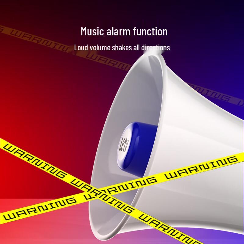 Portable Rechargeable Megaphone with Recording