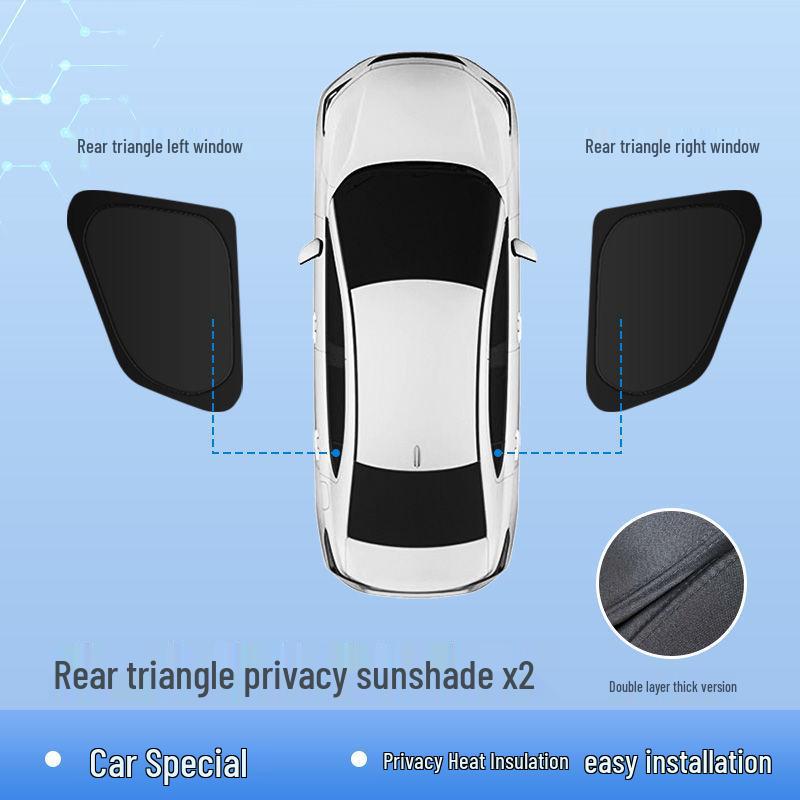 Tesla Model/Y Six-Seater Front Windshield Sunshade & Privacy Blackout