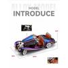 1/24 Mercedes-Benz 500K Electroplate Alloy Model Car Toy Diecasts Metal Casting Sound and Light Car Toys for Children Vehicle