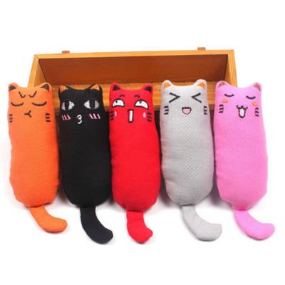 Brinquedos de mordida para animais de estimação, brinquedos fofos de catnip para gatinhos, brinquedo de pelúcia para gatos que rangem os dentes, interativos e engraçados para gatos, acessórios para animais de estimação