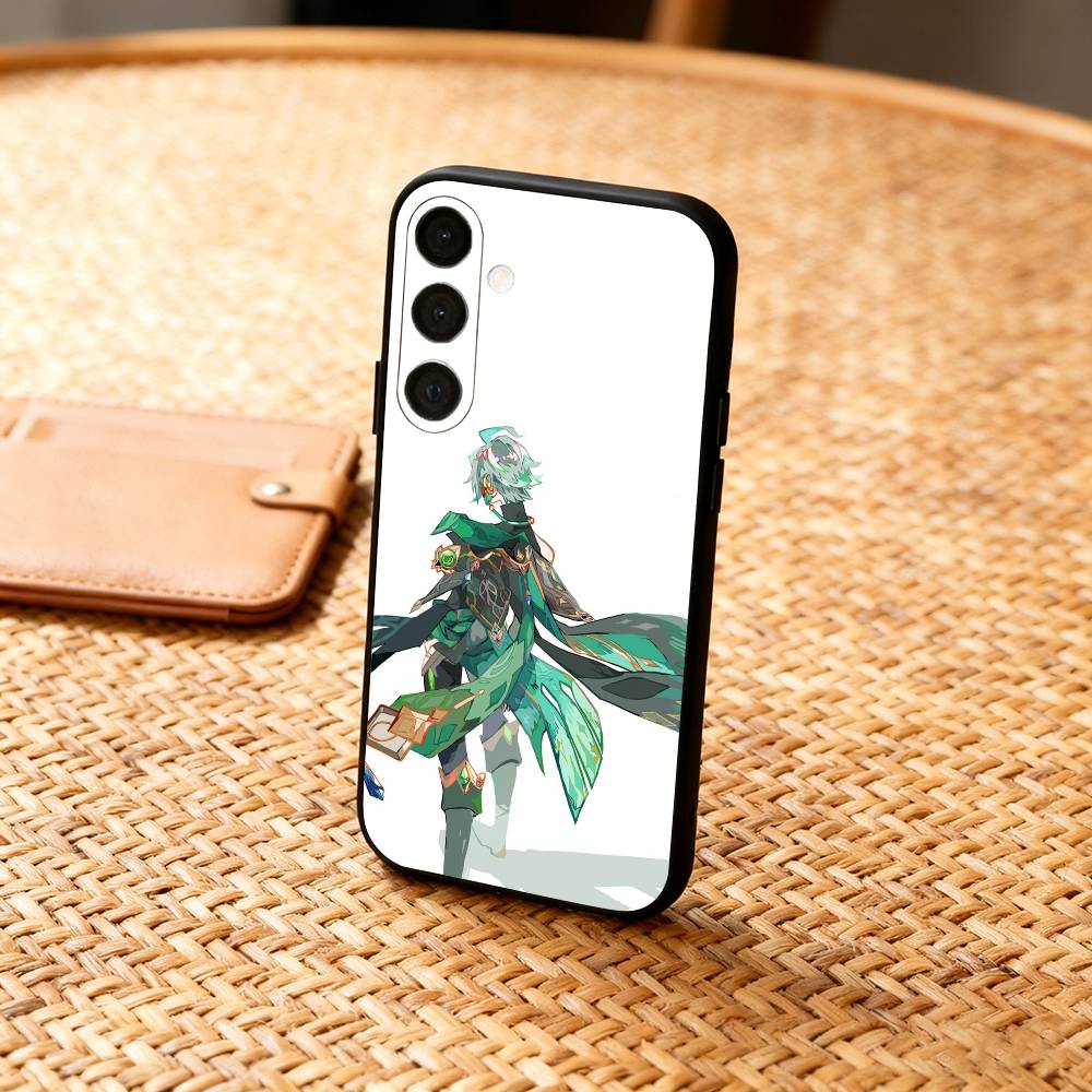 Genshin Alhaitham  Phone Case For Samsung  A73,A21s,A22,A31,A32,A52,A53,A71,A80,Soft Black Shell