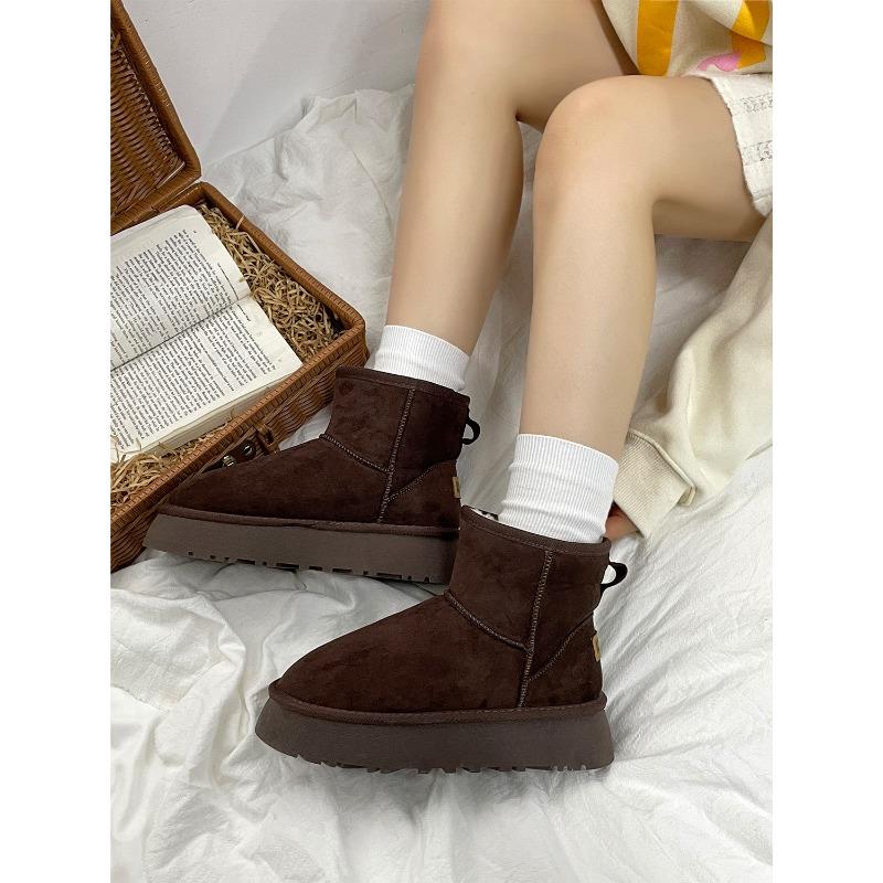 New product hot sale winter new snow boots women's thick-soled cold-proof warm velvet cotton boots 3702