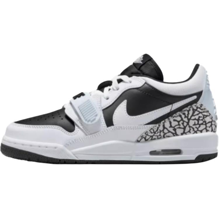 Jordan Legacy 312 Low Comfortable Soft Low Top Kids Basketball Shoes Unisex sneaker White Black CD9054-111