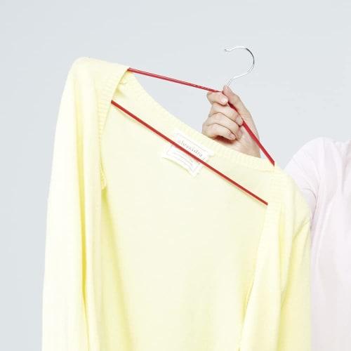 Aimedia Non-Slip Clothes Hangers, 12-Piece Set, for Laundry, Drying, and Storage, Colorful, 41cm Shoulder Width