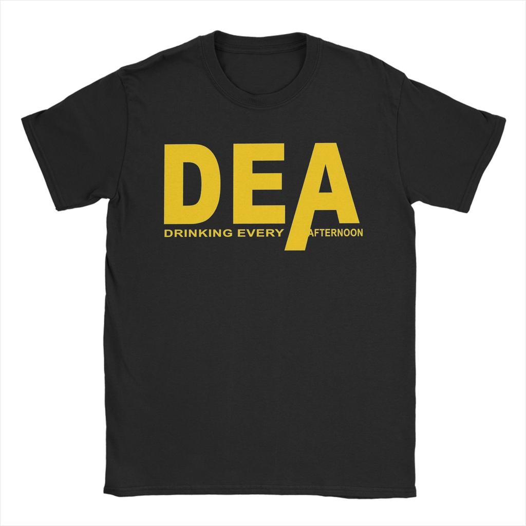 Awesome DEA Drinking Every Afternoon TShirt for Unisex Crewneck Cotton T Shirt Short Sleeve Tee Shirt XL XL Clothing
