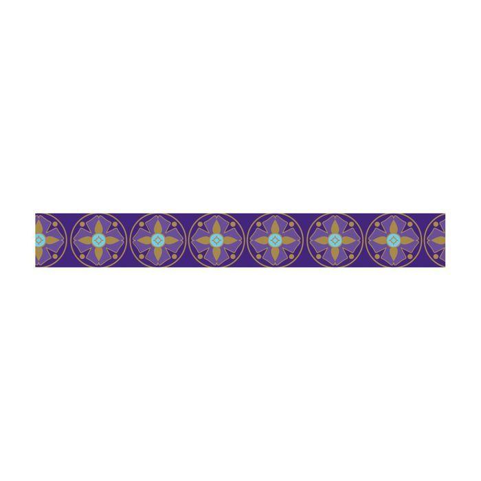 Masking tape - Motifs Violet - Repositionnable - 15 mm x 10 m