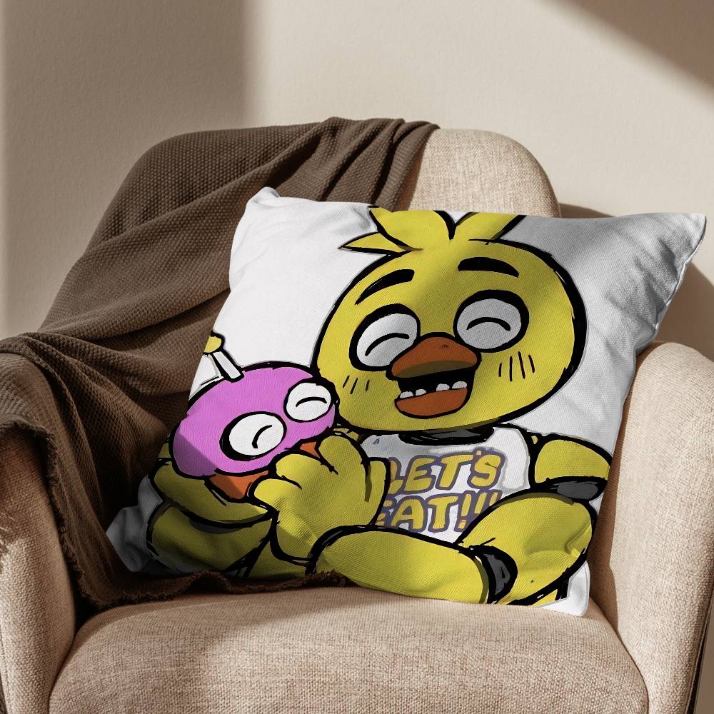 

top cute game FNAF Pillow Case Pillow Case Living Room Sofa Cushion Cover Suitable For Home Bedroom Room Decoration 30x30cm