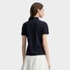 FILA Heritage Fashion Simple Classic Retro Casual Light Business Versatile Comfortable Knitted Short Sleeve Polo Shirt Women tops F51W628101FNV