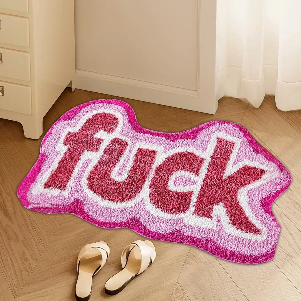 Alien Imitation Cashmere Carpet, Plush And Wear-resistant Living Room Floor Mat, Bathroom Absorbent Foot Mat, Easy To Maintain Door Mat