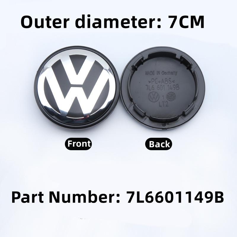 2026 Hot For VW VOLKSWAGEN 4CS 56mm 60mm 65mm 70mm 76mm Car Wheel Center Cap Hub Covers Badge For VW Volkswagen Jetta MK5 Golf P