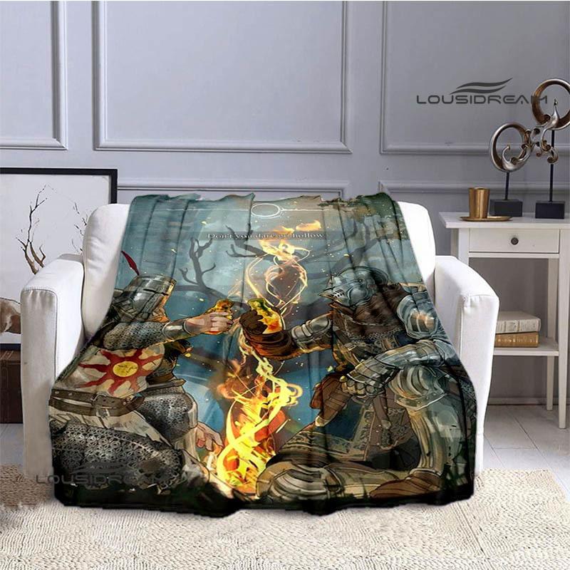 3D Game D-Dark Souls Printed Blankets Warm Blanket Soft and Comfortable Home Travel Bed Blanket Picnic Blanket Birthday Gift