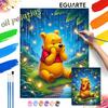 Winnie the Pooh Oil Painting Digital Painting Art Kit Handmade Diy Gifts Home Decorations