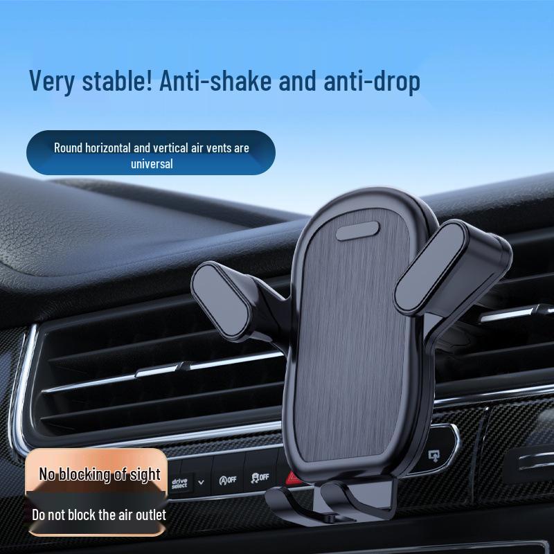 

2023 Air Vent Hook Style Car Phone Holder for Car Interiors чёрный