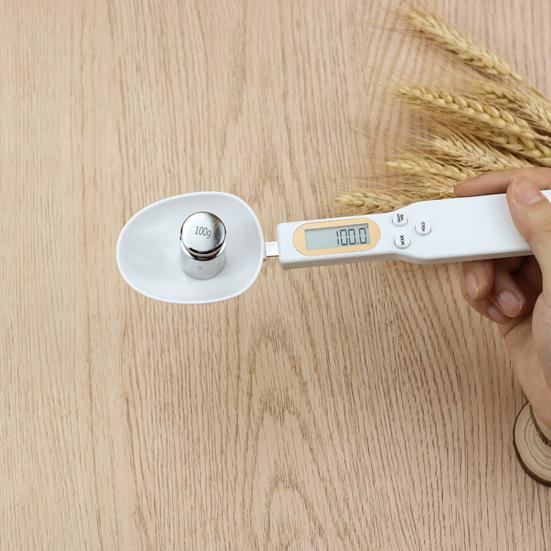 Yousheng Digital Measuring Spoon Scale High Precision 500g/0.5g LCD Display Electronic Food Dispensing Condiments Weighing Scoop Kitchen Gadgets