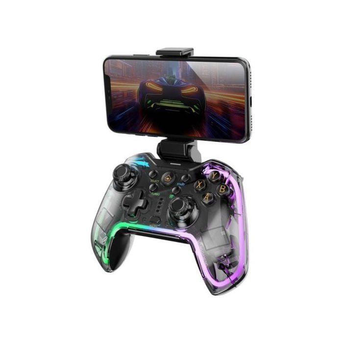 Mars Gaming Mgp-bt2 Gamepad Bluetooth 5.0 Rgb Neon Adaptador Universal Smartphone Hasta 7"