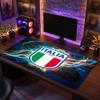 Tappetino Mouse Scudo Calcio Italia, Tappetino da Scrivania Esteso Antiscivolo in Gomma per Gaming Ufficio Laptop Regalo per Fan