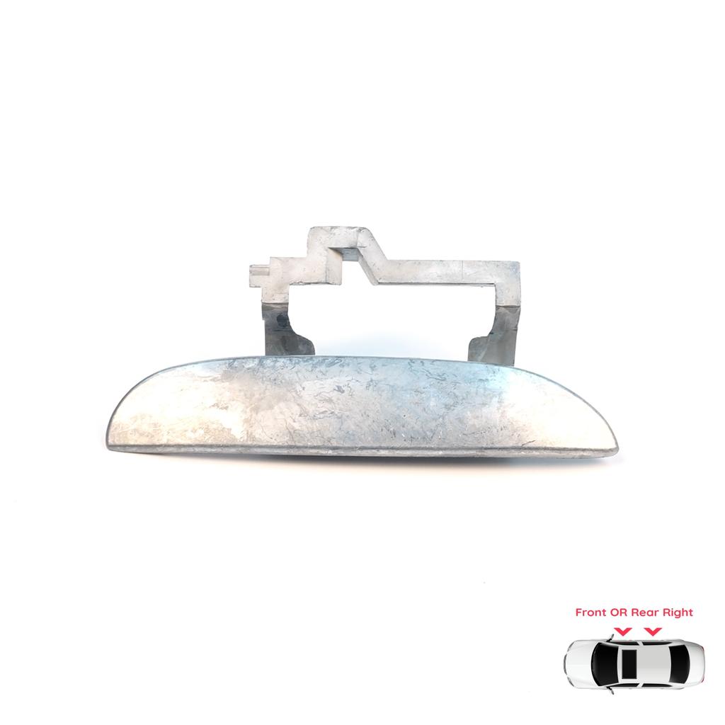 EDP1595-2 Äußere Metall-Türgriff für vorne oder hinten rechts für BMW 5er Reihe E39 1996-2003 4/5-türige Limousine Touring 51218245462 51218200664