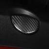 Fiat 500 Carbon Fiber Passenger Glove Box Handle Cover Trim Sticker