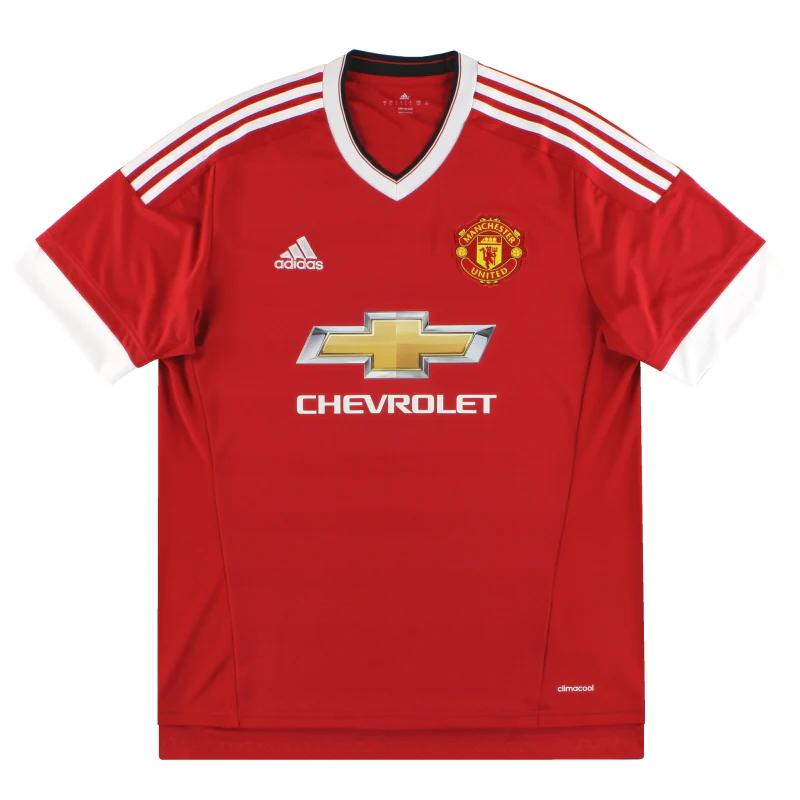 Adidas x Chevrolet Manchester United Soccer Jersey Unisex Red AC1418 140